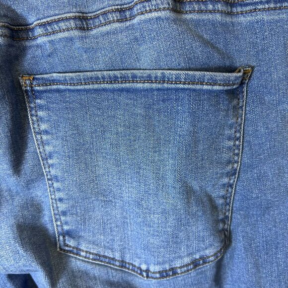 Talbots Blue Medium Wash Non-Distressed High Rise Slim Ankle Jeans Size 16W - Picture 9 of 13